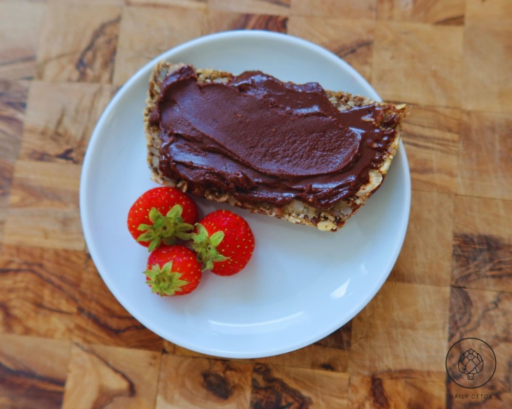Life Changing Bread mit Haselnusscreme